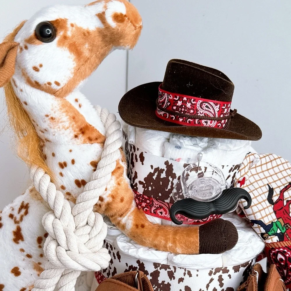 Wild West Cowboy Diaper Cake